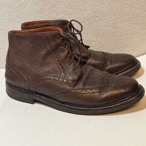 Florheim by Duckie Brown Mens Leather Wingtip Ankle Boots Size‎ 9